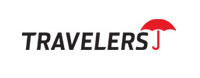 A black and white logo of travelers.